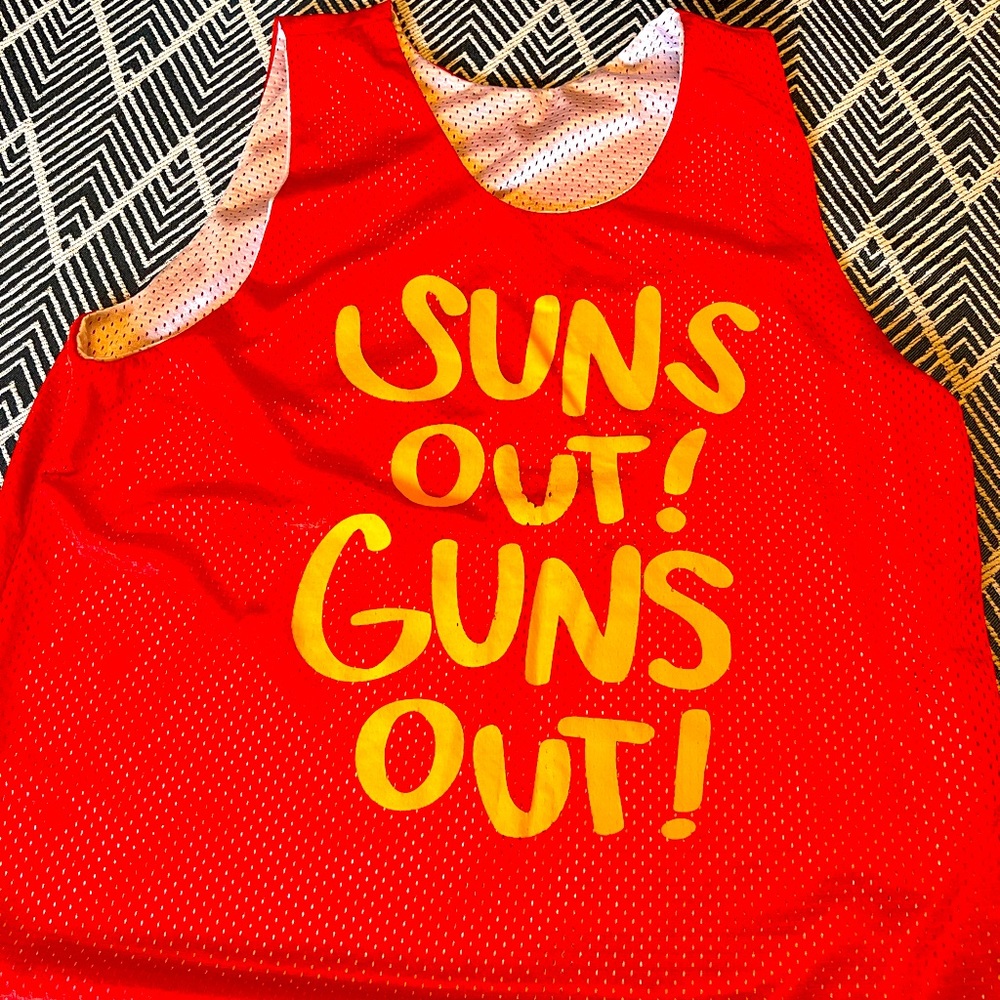 Athletic tank top - Suns out Guns out
